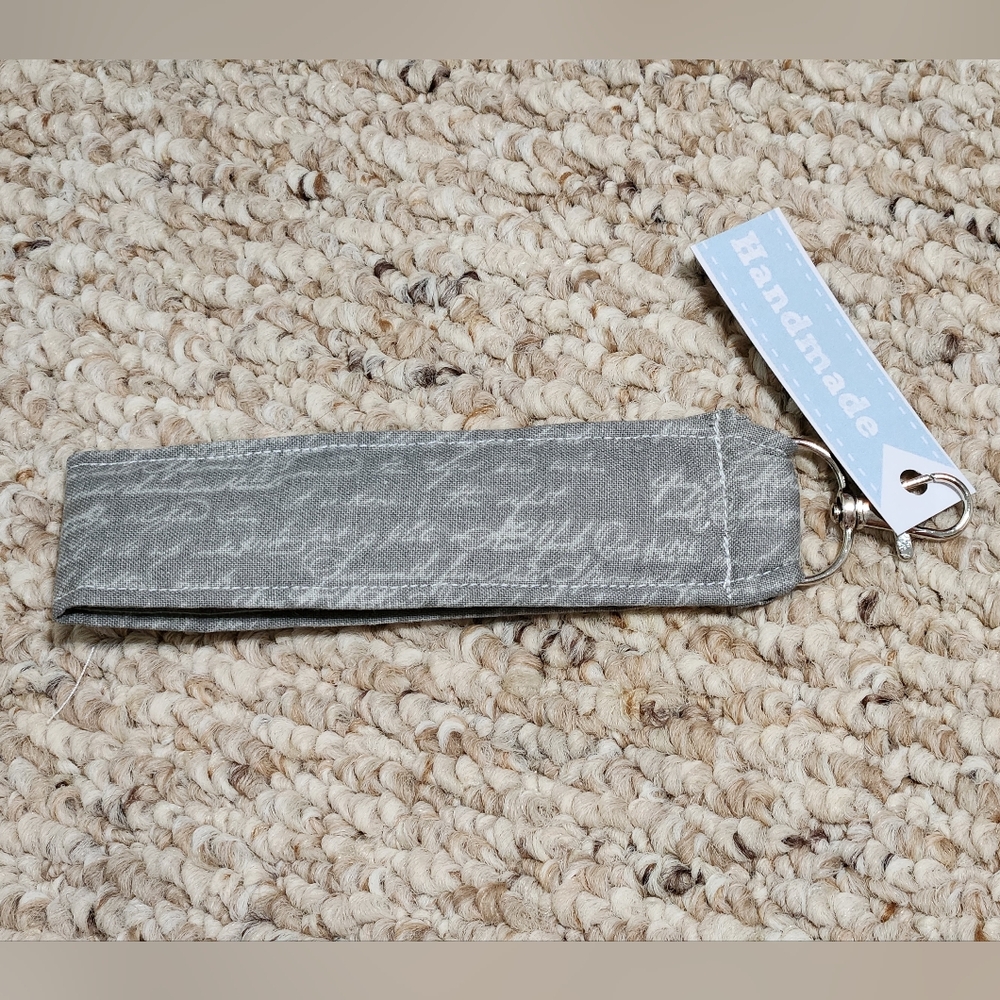 Handmade Grey Key Fob